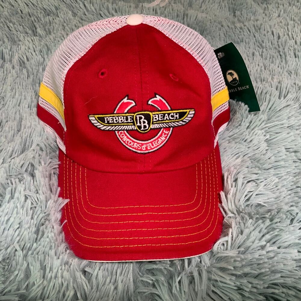 Vintage Pebble Beach Golf Trucker Hat - Snapback, New with Tags!